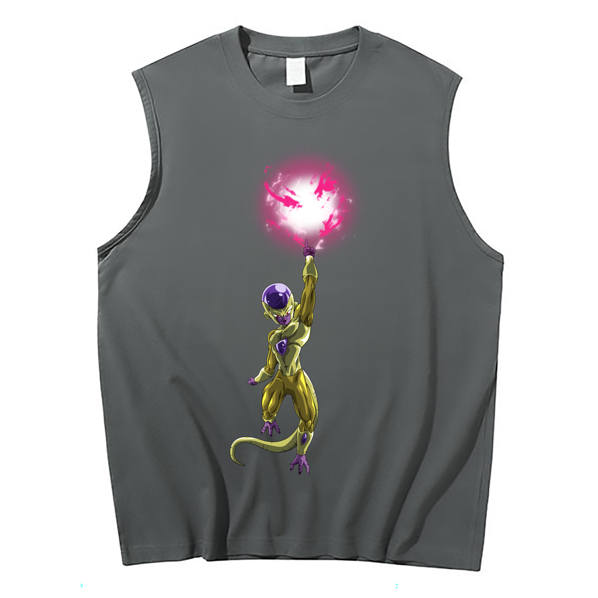 （画像用） ドラゴンボール フリーザ DRAGON BALL Frieza コットン100％タンクトップ（フロントプリント）